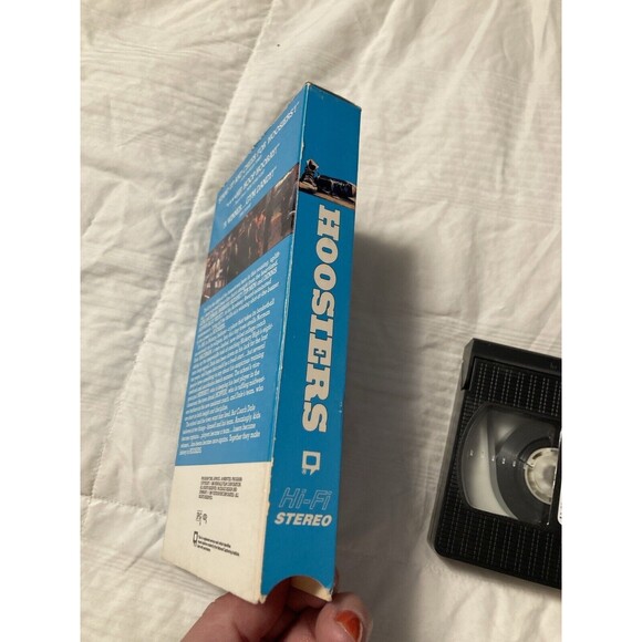 Hoosiers VHS VCR Video Tape Movie Basketball Gene Hackman Drama 1986 Indiana - Picture 4 of 10
